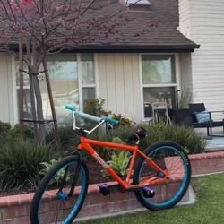 Orange Palm Throne 29er Fixie 