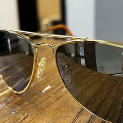 Randolph Concorde Sunglasses 23k Gold