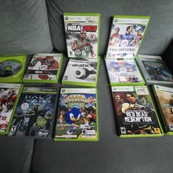 10 Xbox 360 Games Bundle