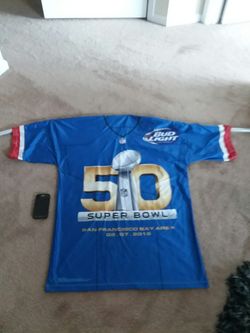 Nfl Superbowl 50 hanging jersey