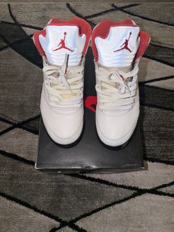 White Fire Red 5s