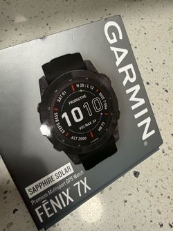 Garmin Fēnix 7X Sapphire Solar GPS Smartwatch - Open Box - $450