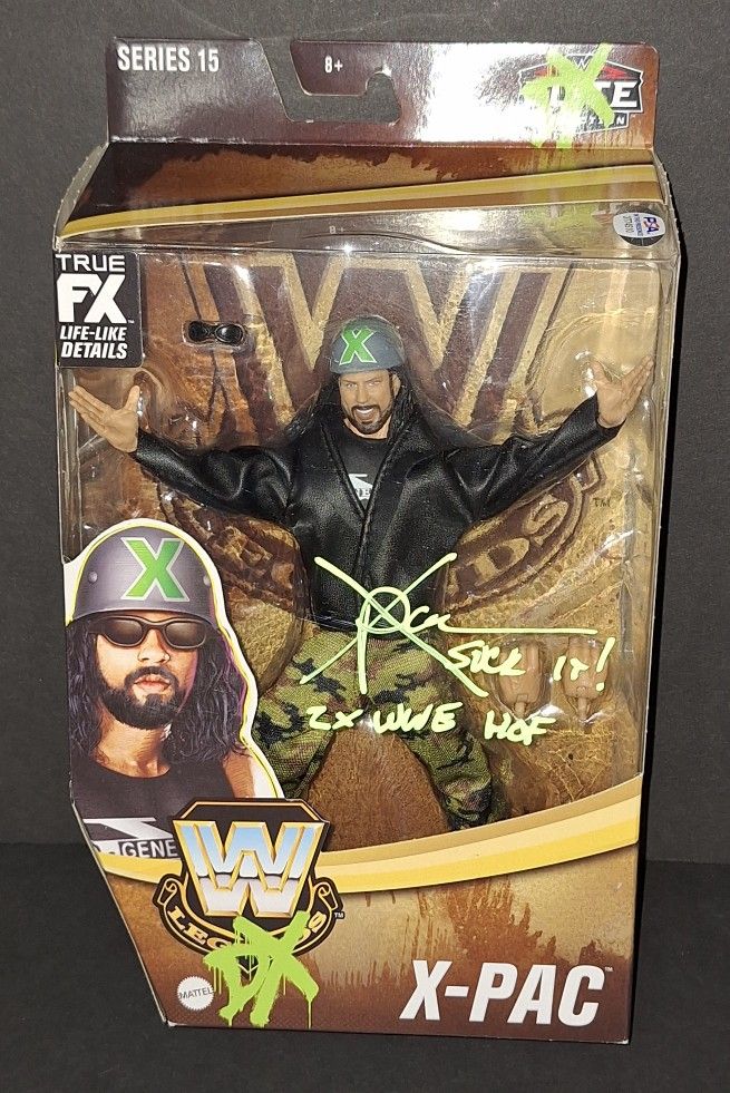 🔥X-Pac autographed action figure PSA COA🔥