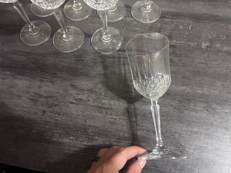 Cristal d'Arques Longchamp wineglasses set of 8