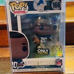 BARRY SANDERS DETROIT LIONS NFL FUNKO POP