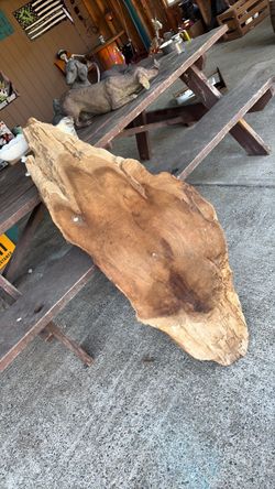 Natural Live Edge Wood Slab