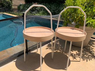 2 IKEA Burvik Side Tables