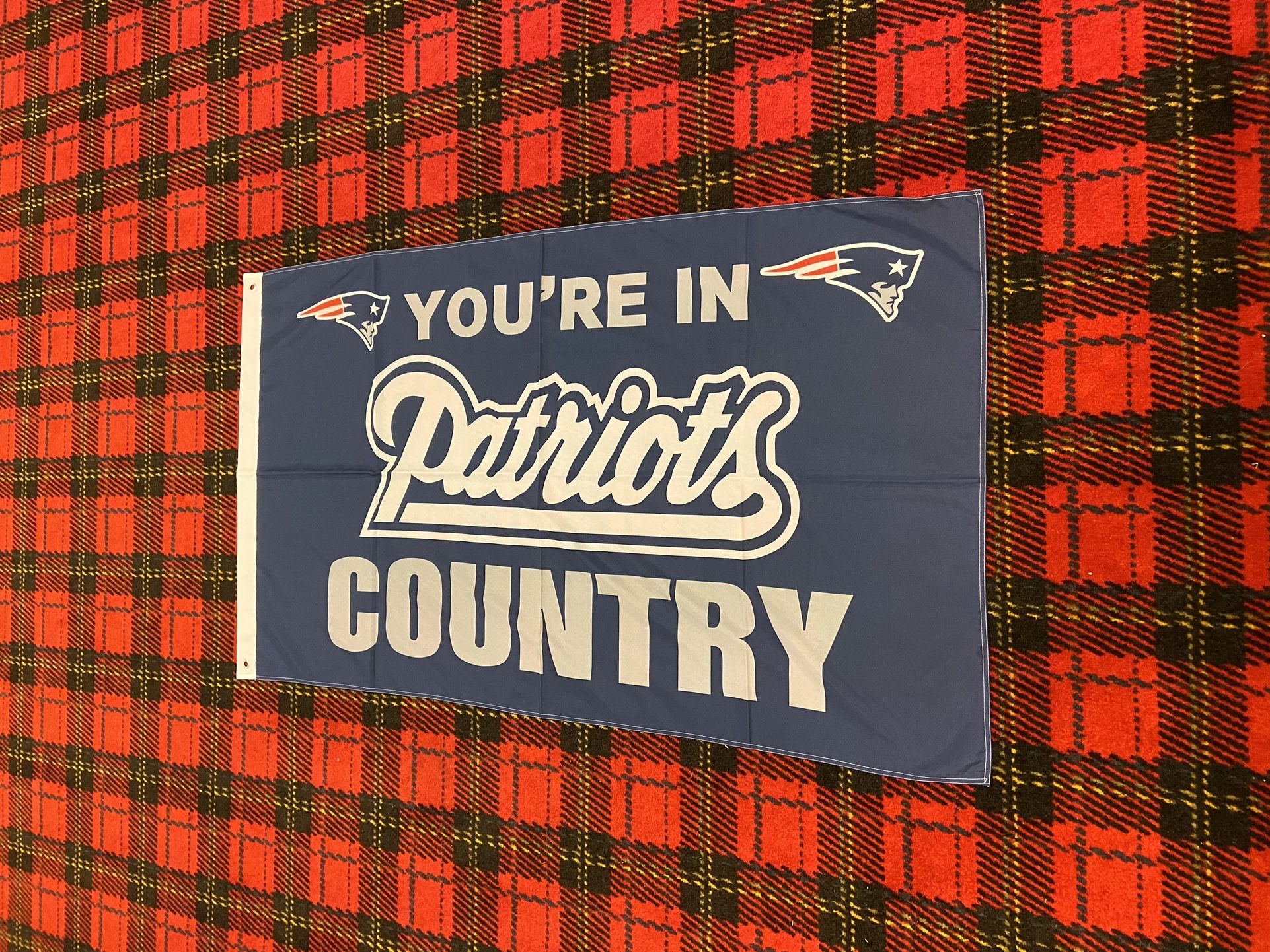 Brand New New England Patriots Banner Flag