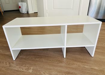 TV stand with shelves
