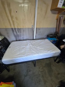 Twin Mattress and Bed Frame