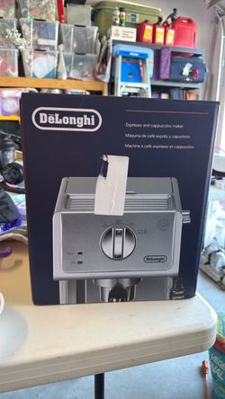 Brand new in box Delonghi espresso and cappuccino maker