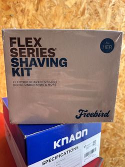 Freebird FlexSeries Kit Electric Razor for Women - Silk Smooth Legs, Body Hair, & Pubic Shaver - for Private Area, Sensitive Skin, Bikini Trimmer Kit
