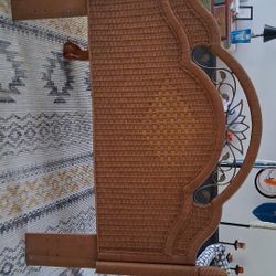 Queen Wicker Headboard