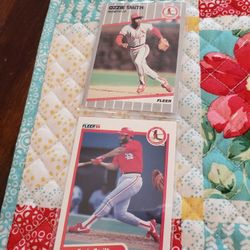 Ozzie Smith Fleer Baseball Cards 