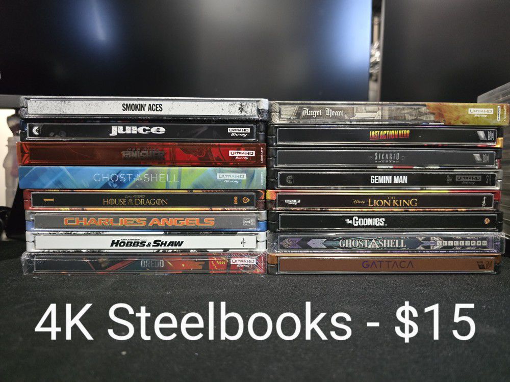 4K Steelbooks