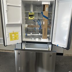 French Door Refrigerator – Stainless Steel – $1,200