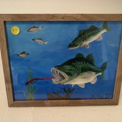 Largemouth Bass Painting 