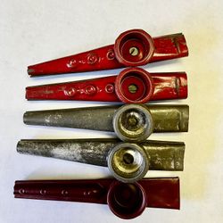 Five kazoos