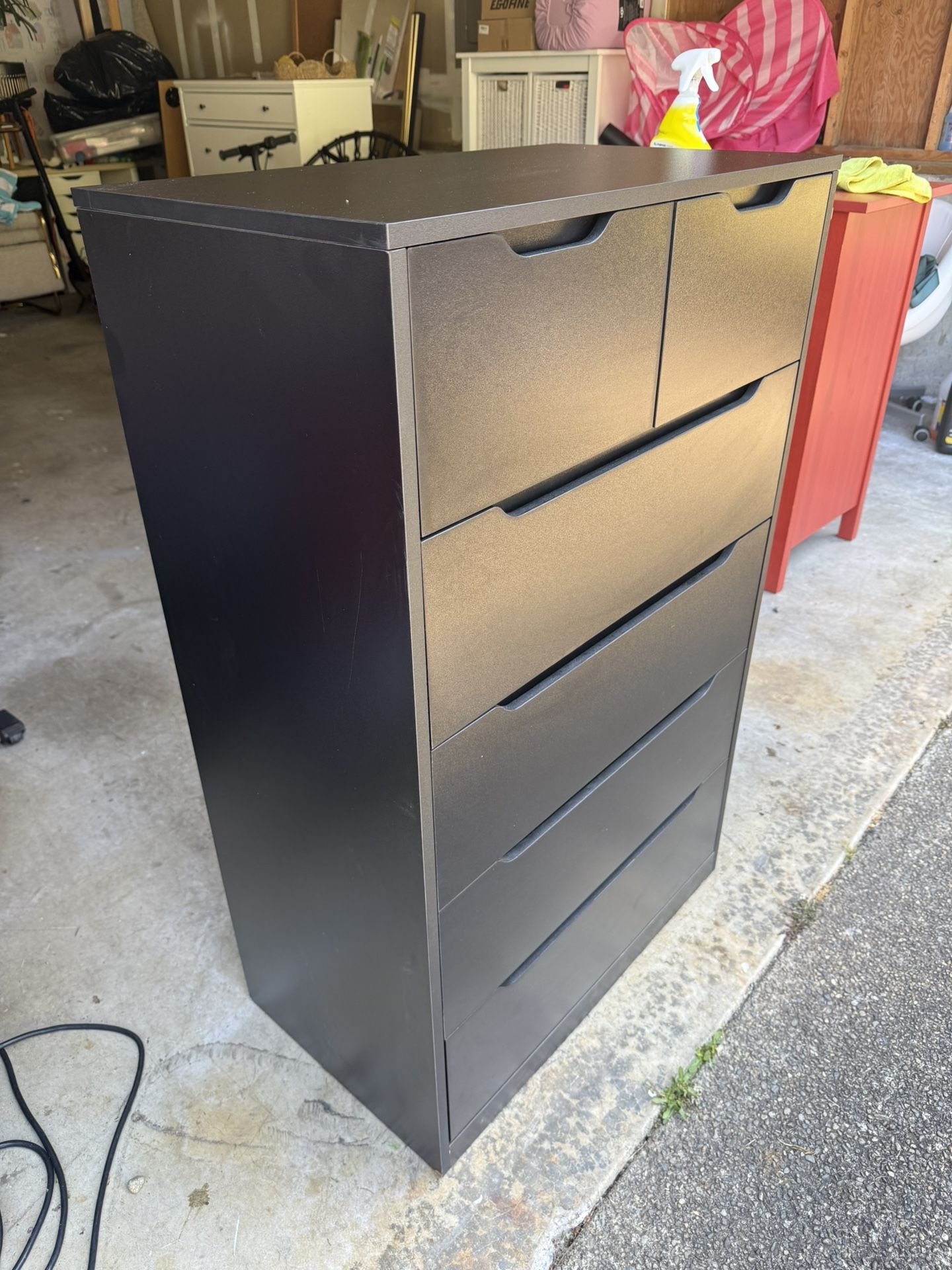 Black 6 Drawer Dresser