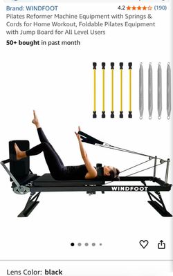 New Pilates reformer with board
