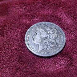 1883 e pluribus unum silver dollar coin