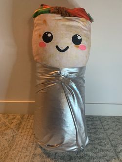 Giant Burrito Plush Pillow – 2+ Feet Tall