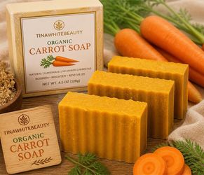 Tinawhitebeauty organic carrots soap