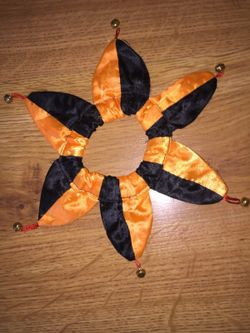 BRAND NEW~ HALLOWEEN DOG JESTER W/ BELLS COSTUME