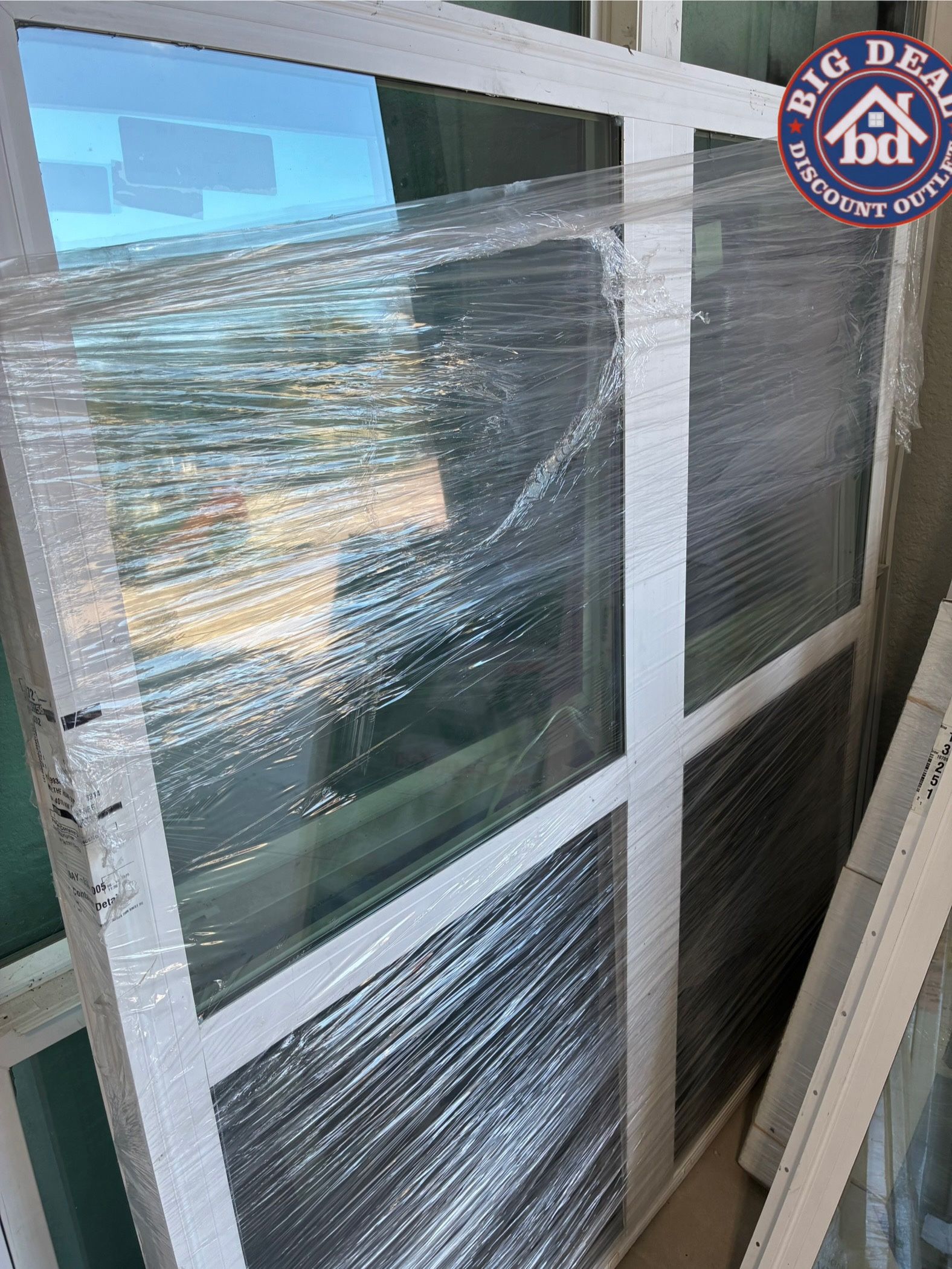 Double Window Unit Vinyl Single Hung $475