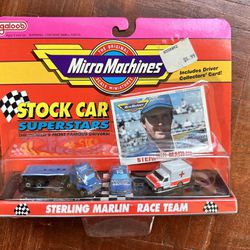 Vintage Original 1991 Galoob Micro Machines Sterling Marlin Race Team MOSC
