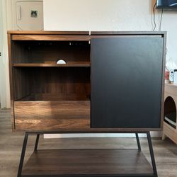 Midcentury Modern Record Player Table