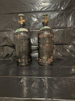 2  nitrogen bottles 200 for both