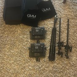 GVM LED video lights 