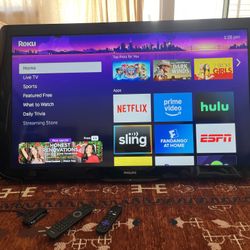 TV w/ Roku 