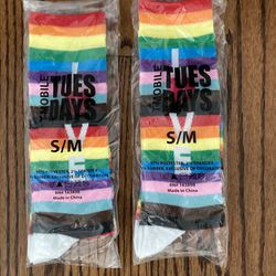 **Show Your Pride With These L❤️VE Rainbow Socks🌈