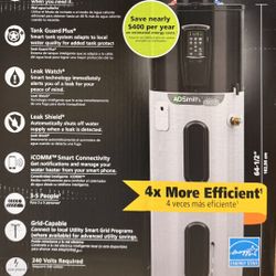 AOSmith 40-Gal Electric 240v Water heater Heat Pump