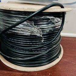Coaxial Cable 18 AWG RG6 Quad shield - 500 Ft