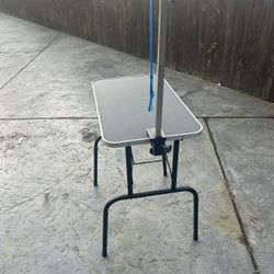 Folding Dog Grooming Table with Adjustable Arm