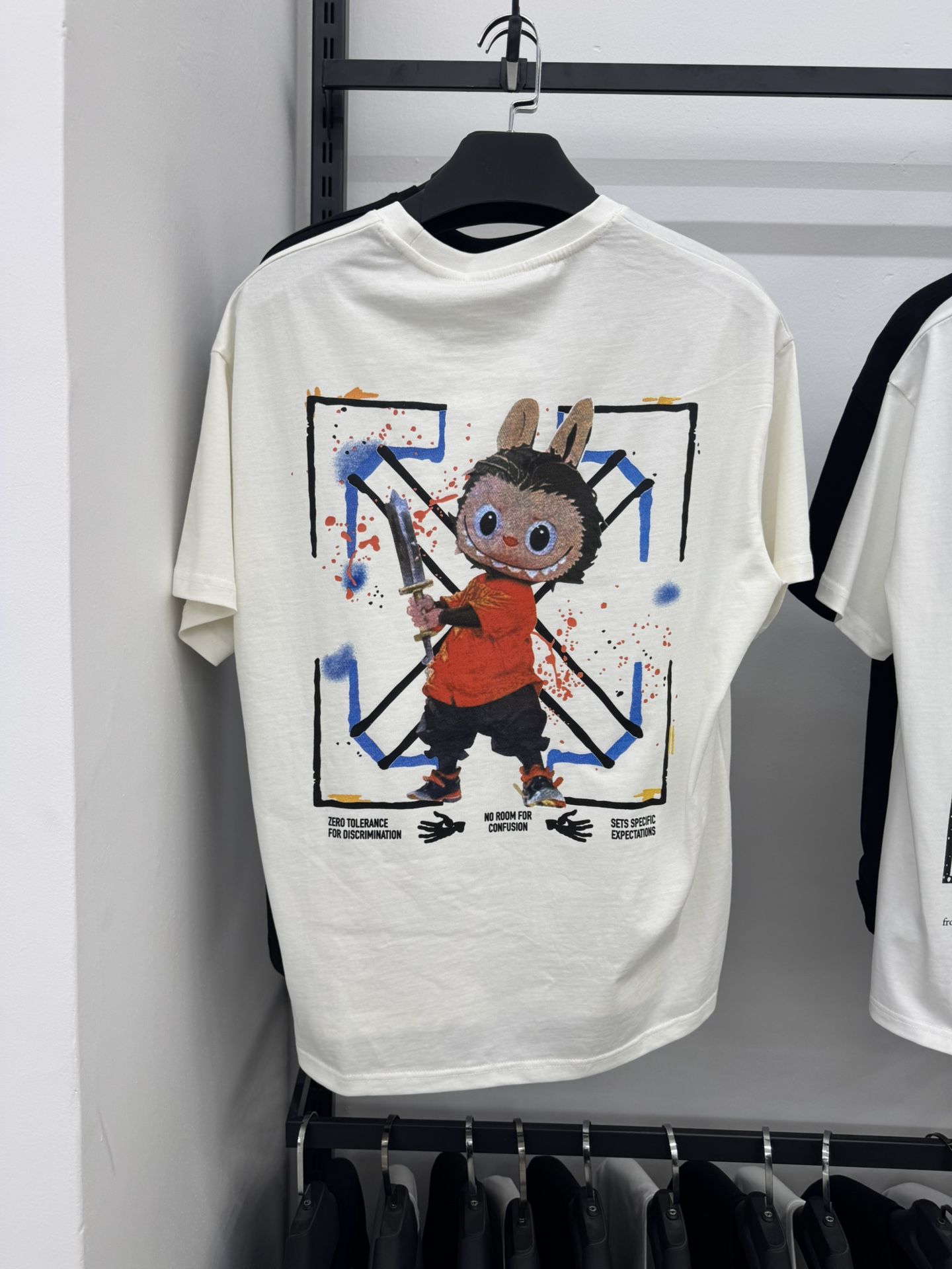 OFF WHITE OVERSIZED T SHIRT UNISEX