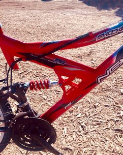 Next Shocker 26 21 speed aluminum alloy full suspension red
