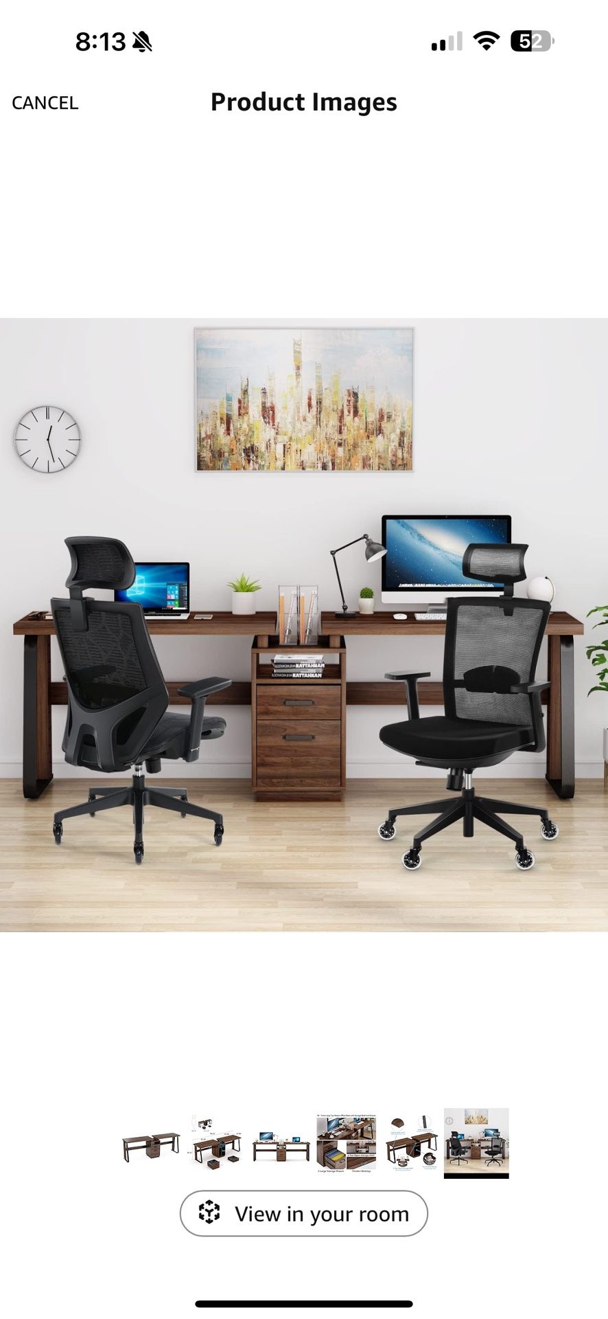Two Person Computer Desk, Double Computer Desk with Storage Shelves, Extra Long Workstation Large Office Desk with Two Drawers, Study Desk Writing Tab