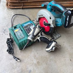 Makita Saw And Screw Gun