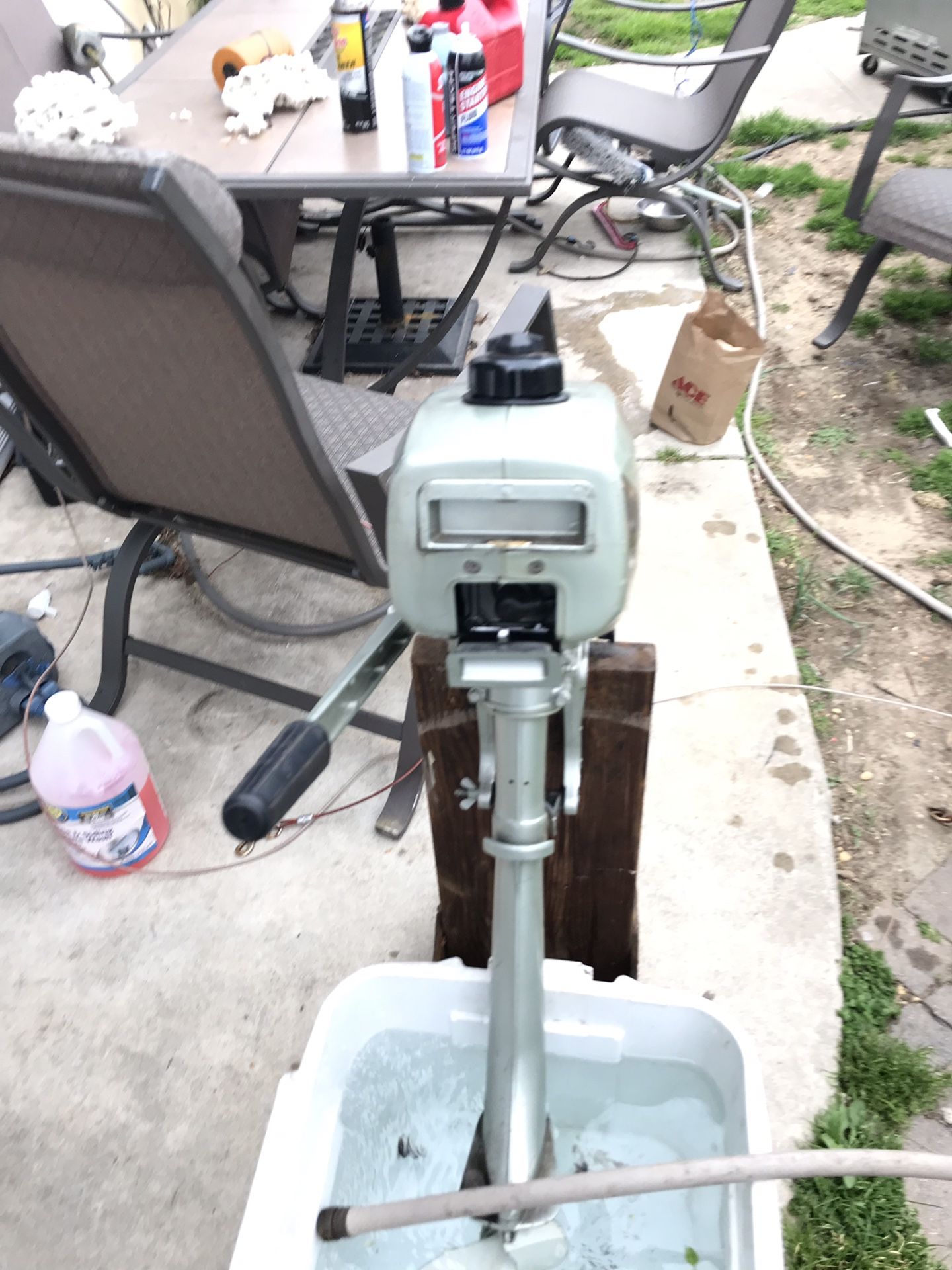 Suzuki 2 HP outboard 2Stroke runs new easy start for Sale in Beachwood