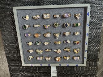 14k Plated Rings(size 7)