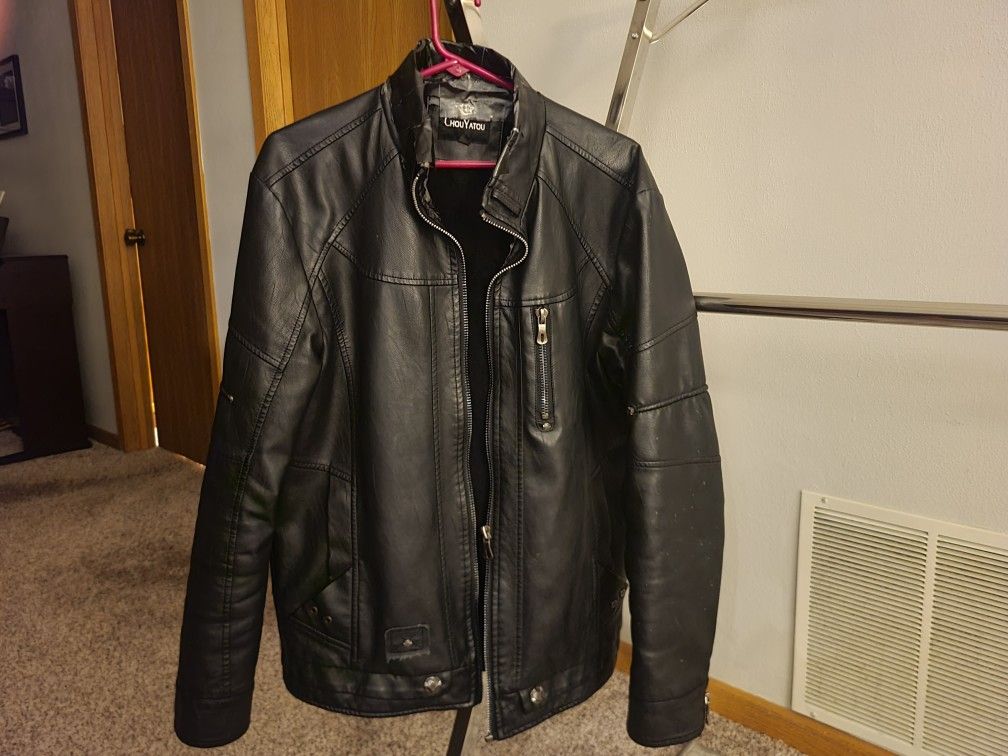 Faux Leather Jacket