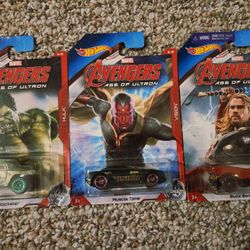 HOT WHEELS AVENGERS AGE OF ULTRON COLLECTION