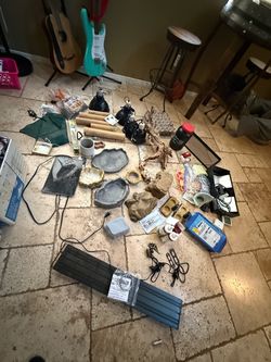 Reptile Terrarium Supplies Lot