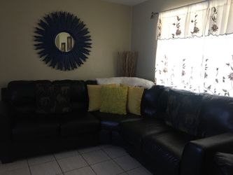 Black Leather couch