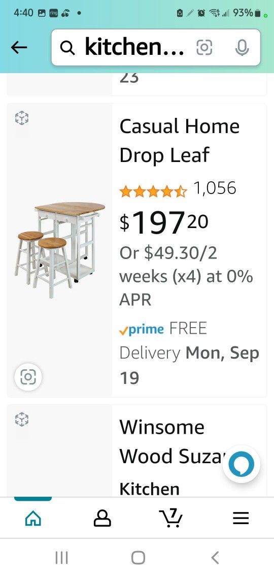 Kitchen Spacesaver Cart /table