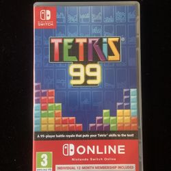 Nintendo Switch- Tetris 99 Game Cartridge 